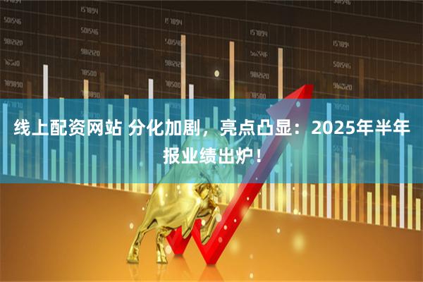 线上配资网站 分化加剧，亮点凸显：2025年半年报业绩出炉！